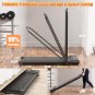 2in1 Fold Treadmill Electric Small Compact Treadmill Motorize Treadmill Desk Walking Jogging Machine