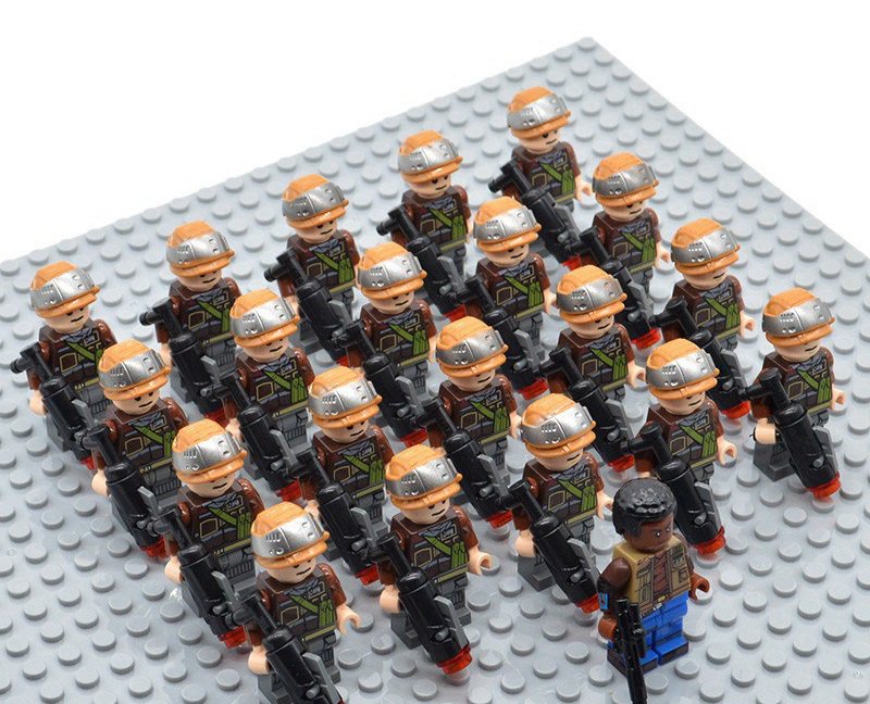 Star Wars Rebel Troopers with Finn Minifigures China Building Block Figures Set SW72