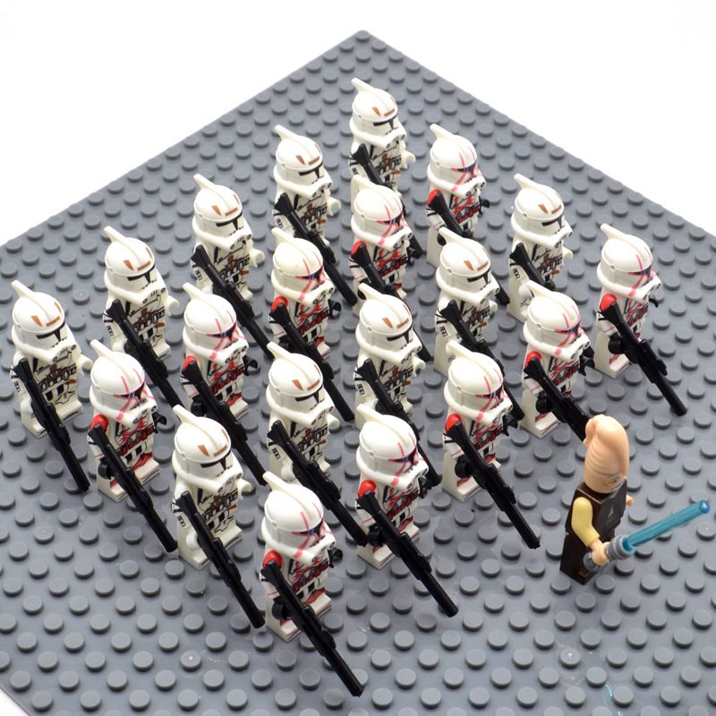 Star Wars Galactic Marines with Ki-Adi-Mundi Minifigures China Building Block Figures Set SW32