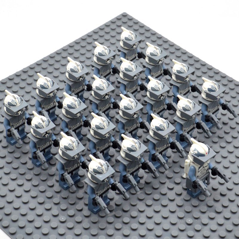 Star Wars Wolfpack wth Commander Wolffe Minifigures China Building Block Figures Set SW17