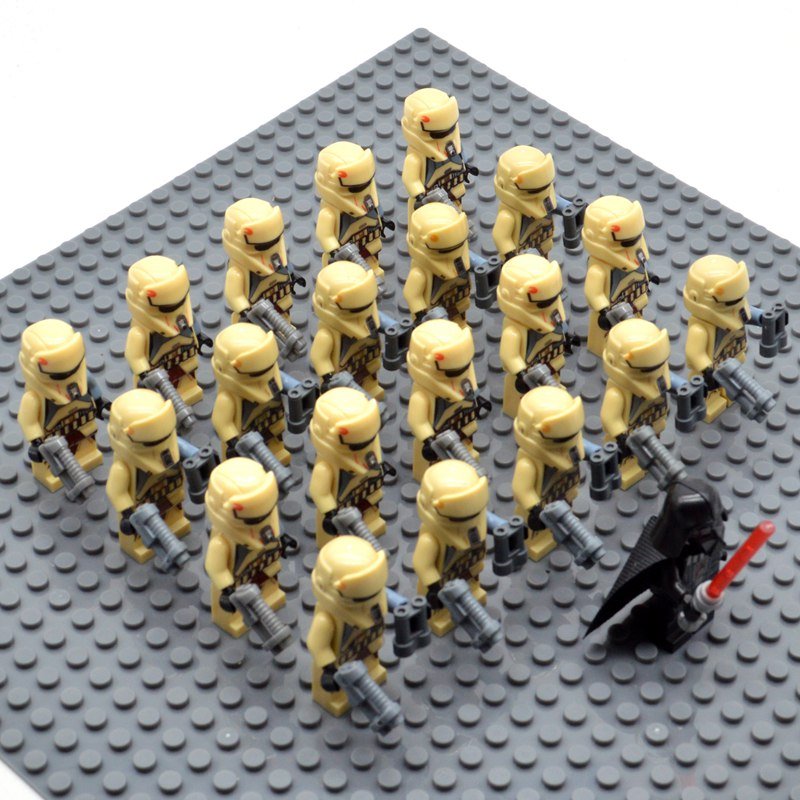 Star Wars Imperial Stormtroopers with Darth Vader Minifigures China Block Figures Set SW37