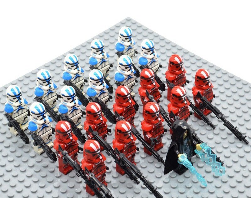 Star Wars 501 Legion with Emperor Palpatine Minifigures China Block Figures Set SW60