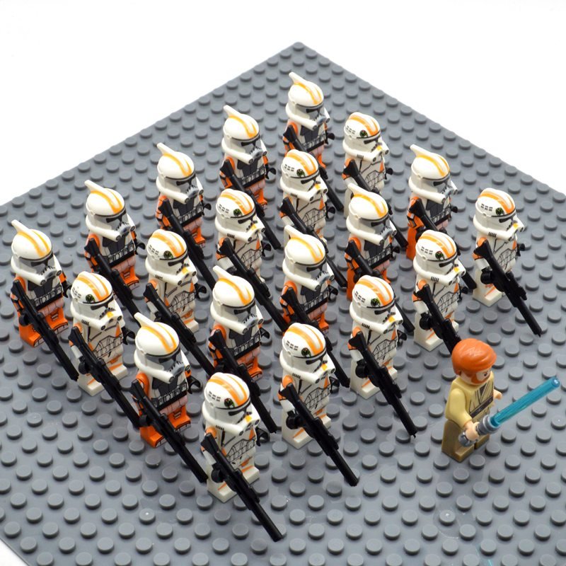 Star Wars 212 Attack Battalion with Obi-wan Kenobi Minifigures China Figures Set SW21