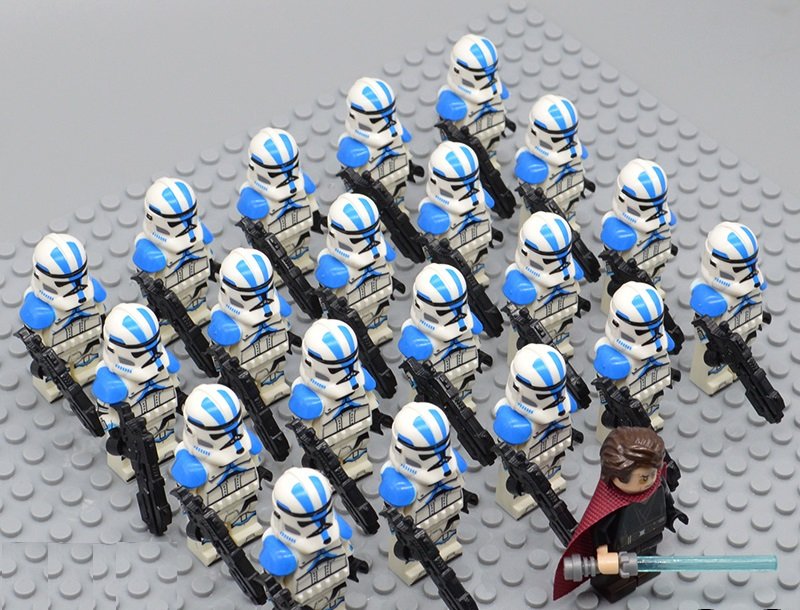 Star Wars 501 Legion with Anakin Skywalker Minifigures China Block Figures Set SW115