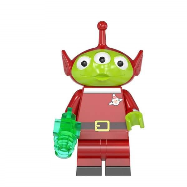 Christmas Little Green Man Block Figure Custom Lego Compatible Toy Collectible WM858