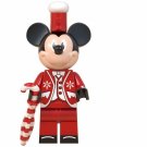Christmas Mickey Mouse Block Figure Custom Lego Compatible Toy Collectible WM854