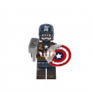 Captain America Minifigure Custom Block Figure Lego Compatible Toy XH1387