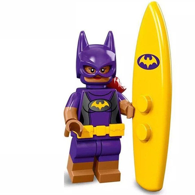 Vacation Batgirl Minifigure Custom Block Figure Lego Compatible Toy PG410