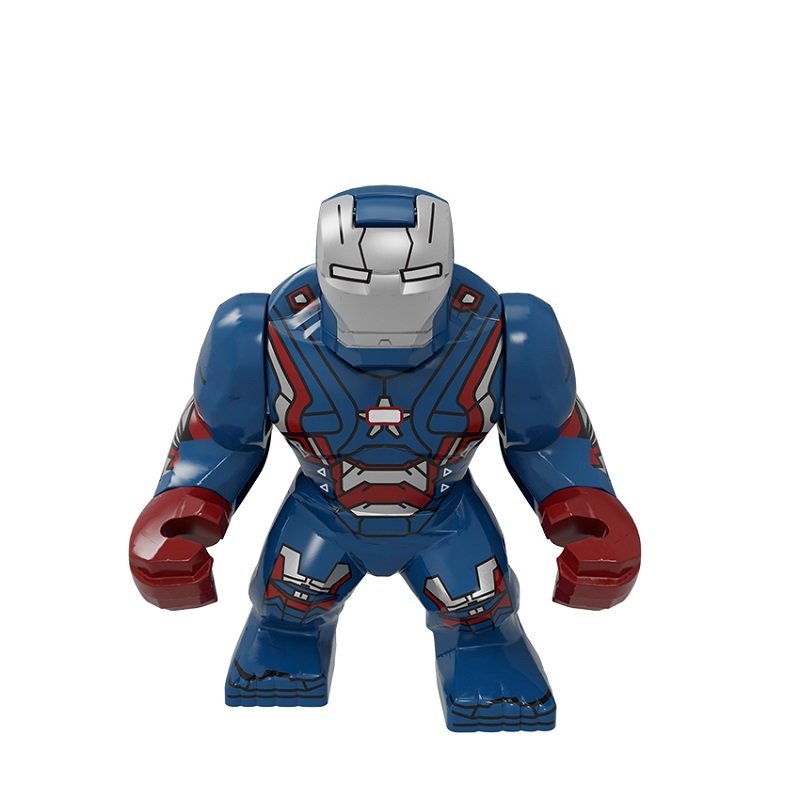 Iron Patriot Minifigure Custom Block Figure Lego Compatible Toy PG2243