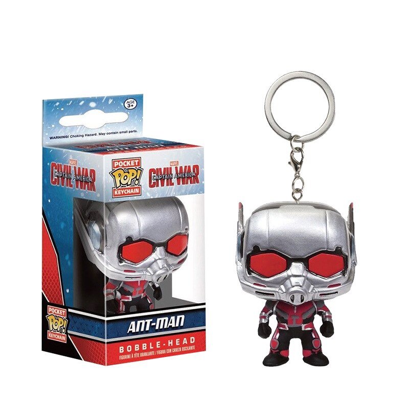 Captain America Civil War Ant-man Funko Pocket POP Keychain Action Figure Vinyl Toy