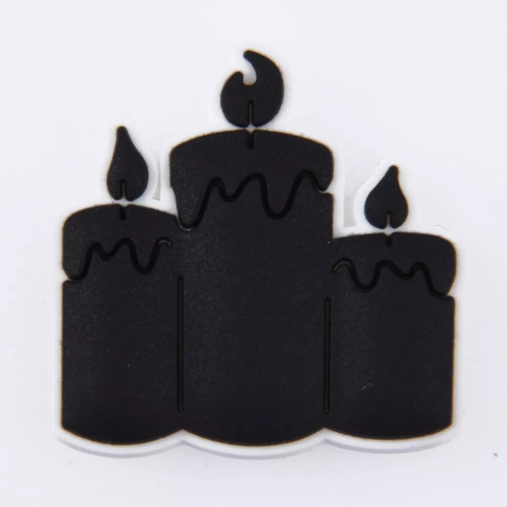 Black Candles Custom Shoe Charm for Crocs Sneakers Laces Shoe Jewelry