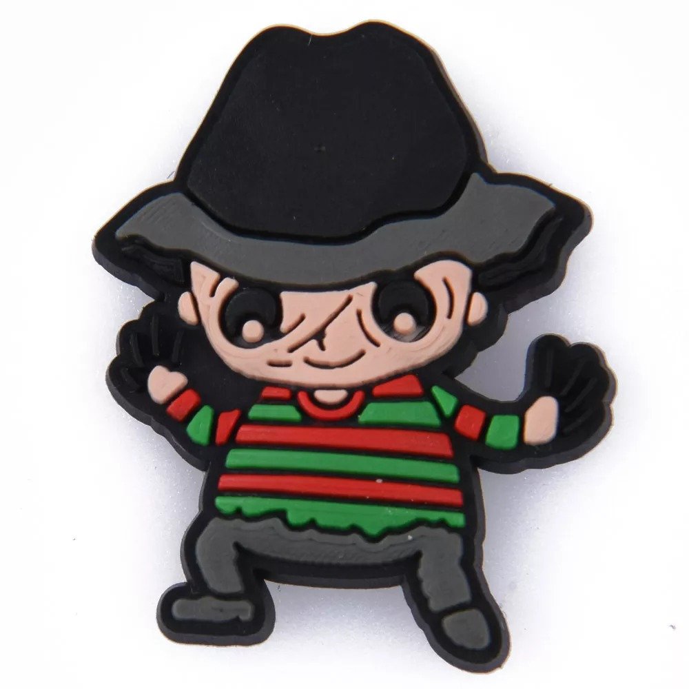 Freddy Kruger Chibi Horror Custom Shoe Charm for Crocs Backpack ...