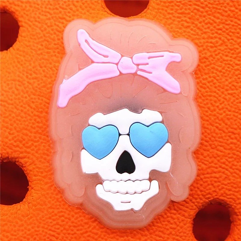Glow in the Dark Dead Rosie Halloween Custom Shoe Charm for Crocs Sneakers Laces Shoe Jewelry