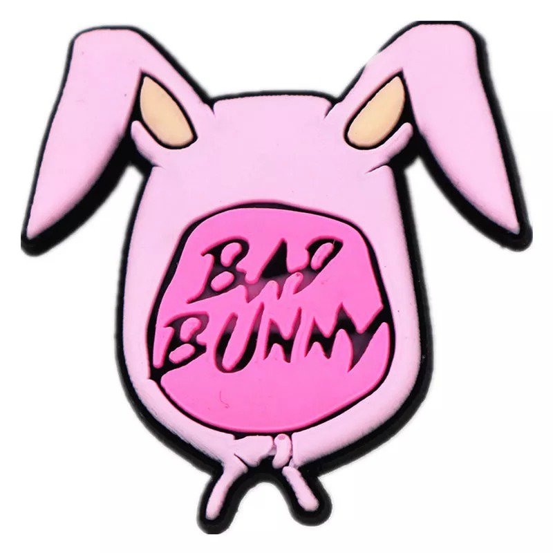 Bad Bunny Custom Shoe Charm for Crocs Sneakers Laces Shoe Jewelry