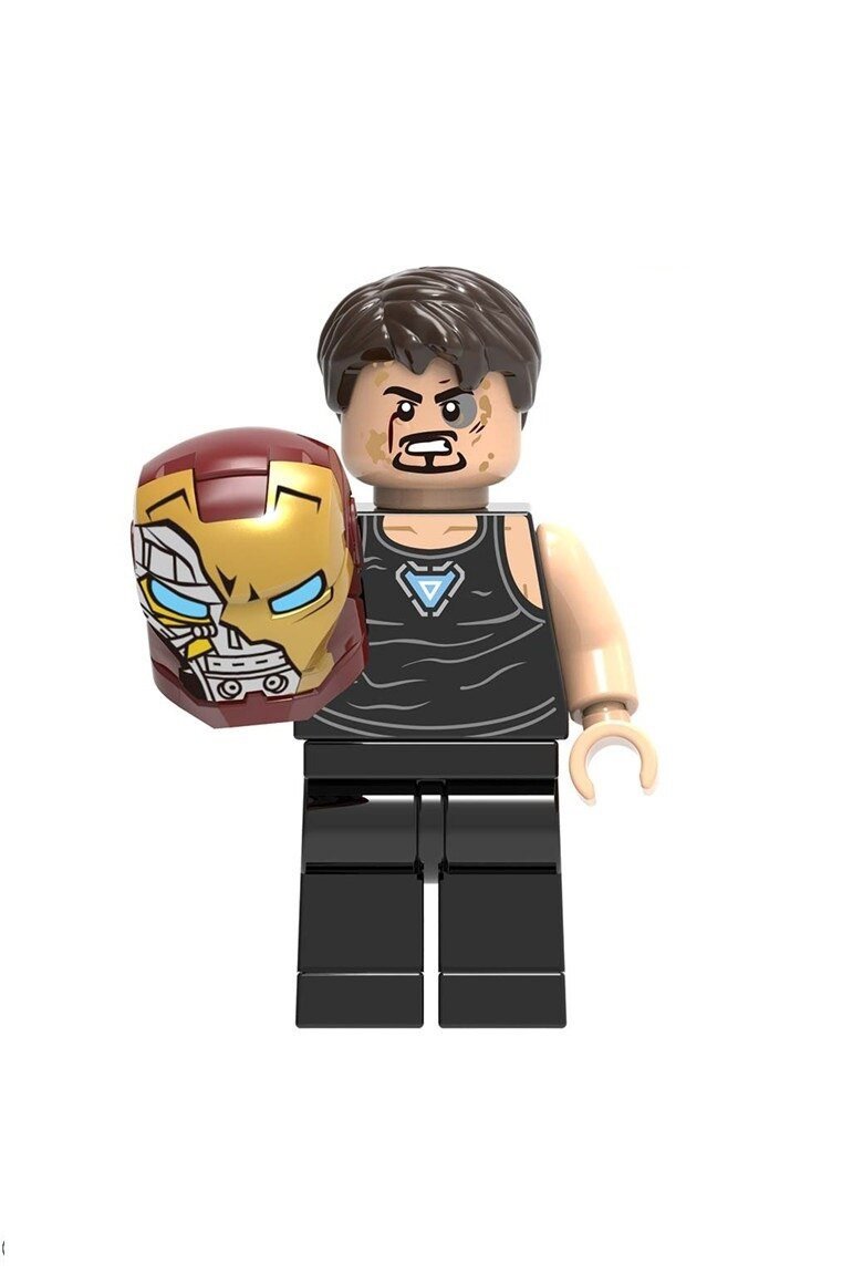 Tony Stark Minifigure Custom Block Figure Minifig Lego Compatible Toy XH1287