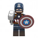 Captain America Minifigure Custom Block Figure Minifig Lego Compatible Toy XH1291