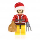 Santa Wolverine Minifigure Custom Block Figure Minifig Lego Compatible Toy XH982