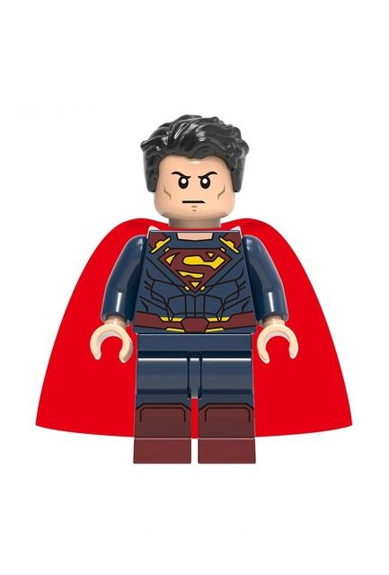 Superman Minifigure Custom Block Figure Minifig Lego Compatible Toy XH839