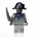 Pirates of the Caribbean Custom Ghost Zombie Captain Minifig Block Figure Lego Compatible Toy XH613