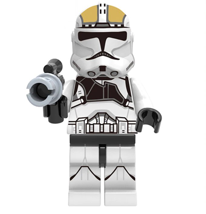 Lego Star Wars Gunner Clone Trooper Minifigure 8014 Sw0221 Ebay