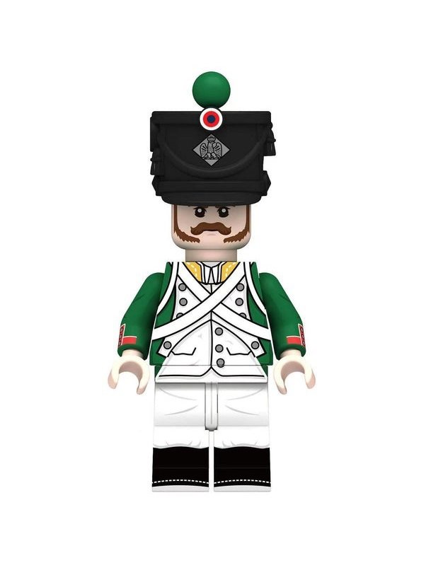 Napoleonic Wars Italian Light Infantry Custom Minifigure Block Figure ...