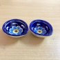 2 Pc Handmade Painted JAIPUR BLUE POTTERY Diya Dipak Deepak Diwali Laxmi Puja D1