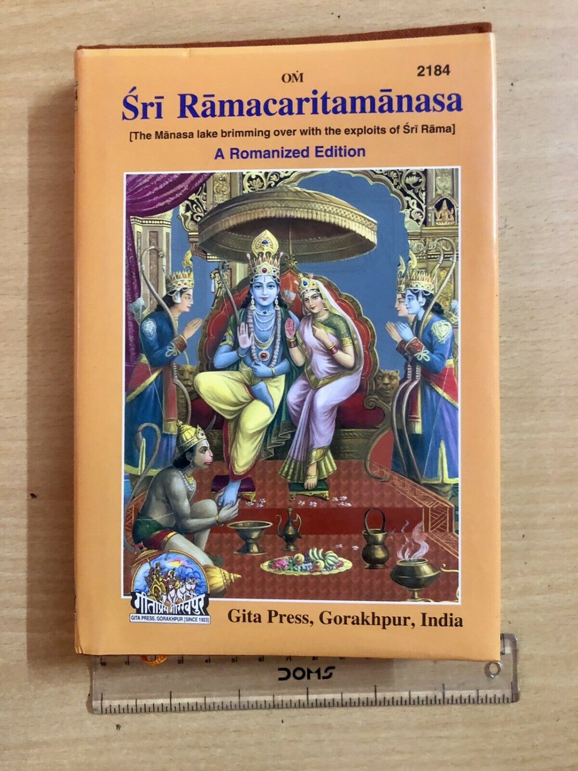 RELIGIOUS GITA PRESS SHRI RAMCHARITMANAS In Roman English #2184 Free Ship