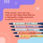 25 Pc Cello Bling Pastel Ball Pen Jar, Blue, .7mm tip, Ball Point Pen