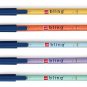 25 Pc Cello Bling Pastel Ball Pen Jar, Blue, .7mm tip, Ball Point Pen