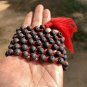 108+1 Lava Rock Healing Gem Stones Jaap Japa Mala, Chakra Balancing mala Red 8mm