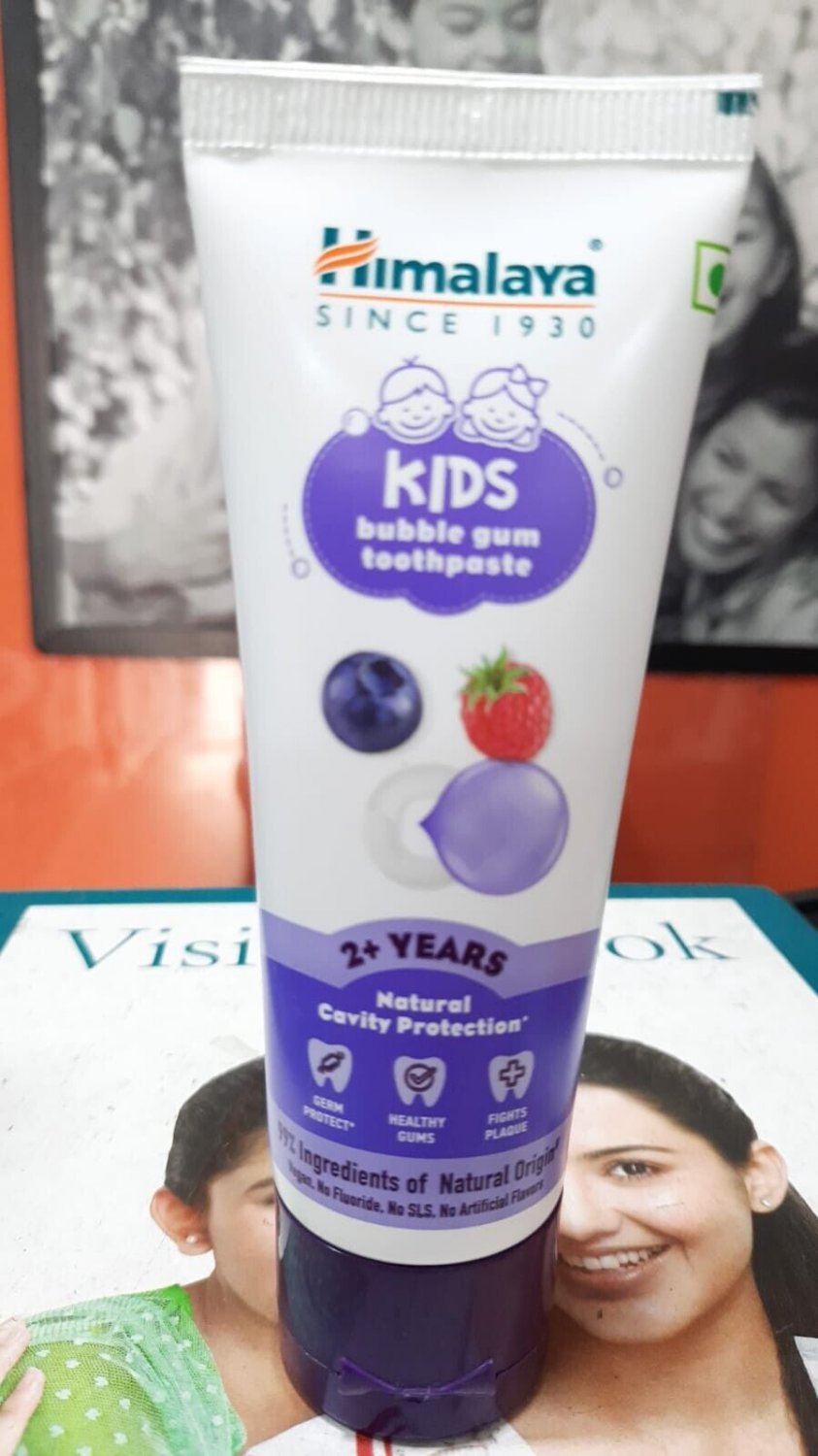 Himalaya Kids Bubble Gum Tooth Paste 80gm FREE SHIP