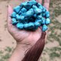 54+1 Beads 40" Created Turquoise Tumbles Jaap Rosary, Japa Mala Energized
