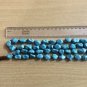 54+1 Beads 40" Created Turquoise Tumbles Jaap Rosary, Japa Mala Energized