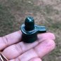 1.1 Inch Natural AVENTURINE Gemstone Shivling Hindu God Shiva Lingam, Free Ship
