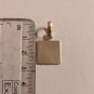999 Pure Silver Hindu Religious Solid Silver Square Sheet Pendant 1 Pc