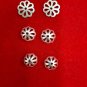 20 Pc 925 Sterling Silver Round Domed Caps 9 mm, Cutwork, Jewelry Findings
