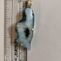 925 Sterling Silver Plated, Turquoise Blue Druzy Geode Agate Stone Pendant 1