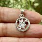 999 Silver Lord Hanumana Hanuman Pendant Evil Eye Protection Hindu Locket Circle