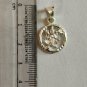 999 Silver Lord Hanumana Hanuman Pendant Evil Eye Protection Hindu Locket Circle