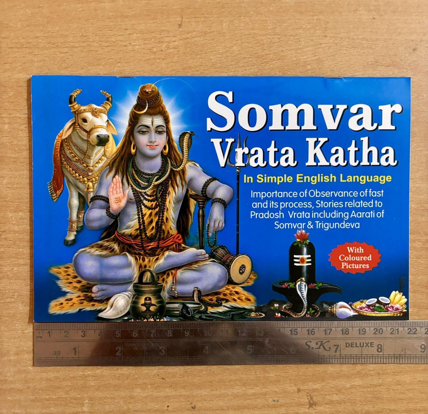 SOMVAR VRAT VRATA KATHA Monday, Hindu Religious English Book Colorful Pictures