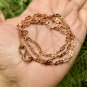 26 inch Pure Copper Floral Cable Chain Necklace Healing Copper Jewelry Spiritual