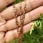 26 inch Pure Copper Floral Cable Chain Necklace Healing Copper Jewelry Spiritual