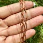 24 inch Pure Copper Cable Link Chain Necklace, Healing Copper Jewelry, Spiritual