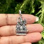925 Sterling Silver Lord Shiva Shivas, Shiv jis Pendant, Oxidized 3.3gm
