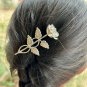925 Silver 1 Pc Handmade Hair Pin, Hair Bun Stick Accessory 7 grams, 6 cm length