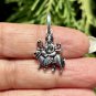 925 Sterling Silver Devi Durga Antique Handmade Pendant Jewelry 2.1 GM