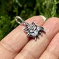 925 Sterling Silver Devi Durga Antique Handmade Pendant Jewelry 2.1 GM