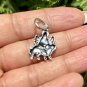 925 Sterling Silver Devi Durga Antique Handmade Pendant Jewelry 2.1 GM