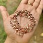 18 inch Pure Concave Link Chain Necklace, Healing Copper Jewelry