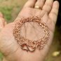 16 inch Pure Copper Textured Cable Chain Necklace, Healing Copper Jewelry
